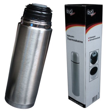 Preview: Fox Outdoor Vakuum-Thermoskanne, geruchs- und geschmacksneutral